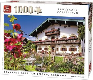 KING55854 - Puzzle des alpes bavaroises en Allemagne – 1000 Pièces