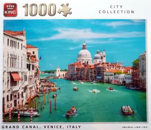 KING55978 - Puzzle du grand canal de venise en Italie – 1000 Pièces