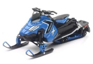 JC57783BLEU - Moto neige de couleur bleue - POLARIS proX