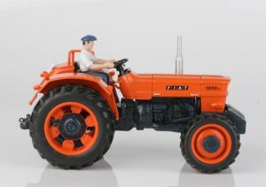 REP051 - Tracteur FIAT 1000 DT accompagné d'une figurine