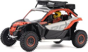 DCM60003 - Véhicule tout terrain version sable de couleur gris et rouge - CAN-AM Maverick X3 X rs Turbo RR
