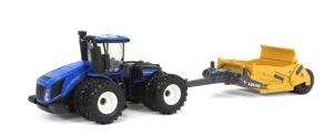 ERT61009 - Tracteur avec scraper ASHLAND 2811E sous blister - NEW HOLLAND T9.700