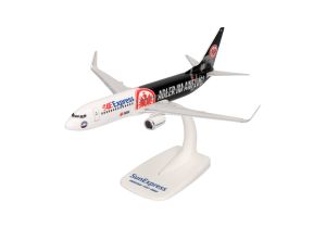 HER614481 - Avion – BOEING 737-800 Sun Express EINTRACHT FRANKFURT - SGE EXPRESS blanc