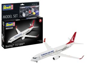 REV63772 - Maquette à assembler et à peindre - BOEING 737-800 Airlines Turkish