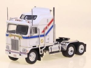 IXO64TR005 - Camion solo de 1976 couleur blanc – KENWORTH K100 Aerodyne 6x4