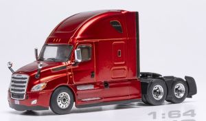 IXO64TR013B - Camion solo de 2018 couleur rouge métallisé - FREIGHTLINER Cascadia 6x4