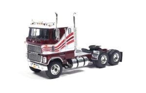 IXO64TR015B - Camion solo de 1976 couleur bordeaux - FORD CL-9000 6x4