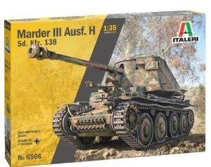ITA6566 - Maquette à assembler et à peindre - MARDER III Ausf. H sd. Kfz. 138
