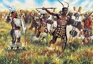 ITA6051 - Maquette à peindre - Guerriers Zulu
