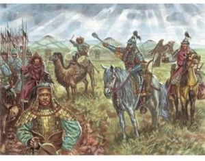 ITA6124 - Maquette à peindre - Cavalerie Mongole