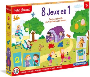 CLE62543 - Jeu éducatif – Coffret de 8 jeux en 1