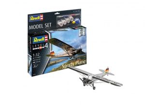 REV63835 - Maquette avec peinture à assembler - MODEL SET SPORTS PLANE