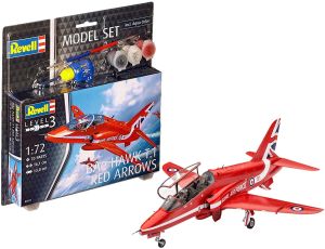Maquette avec peinutre à assembler - BAe Hawk T.1 Flèches rouges