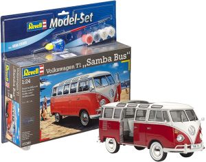 REV67399 - Maquette avec peinture à assembler – VW T1 Samba bus