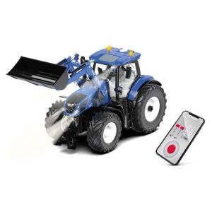 SIK6797 - Tracteur télécommandé par l'application Bluetooth – NEW HOLLAND T7.315 avec chargeur