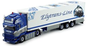 Camion avec remorque frigorifique du transporteur ELYTRANS LINE – SCANIA R13 topline 4x2
