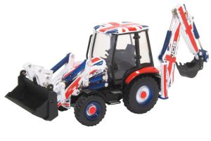OXF763CX002 - Tractopelle aux couleurs Union Jack - JCB 3CX