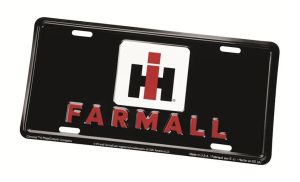 CA7920 - Plaque 30x15 cm de couleur noir – IH Farmall