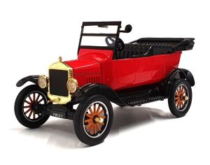 MMX79328ROUGE - Voiture de 1925 couleur rouge – FORD model T Touring