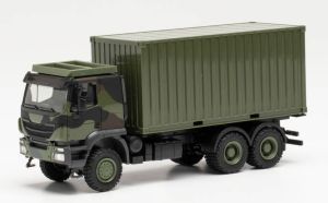 HER746793 - Camion porteur avec container camouflage - IVECO Trakker 6x6