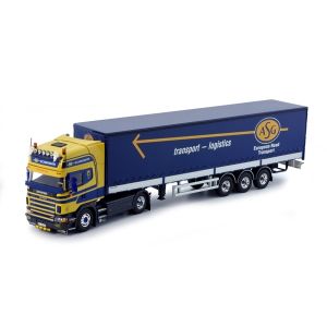 TEK77090 - Camion SCANIA R480 avec tautliner de l'entreprise SCHNEIDER