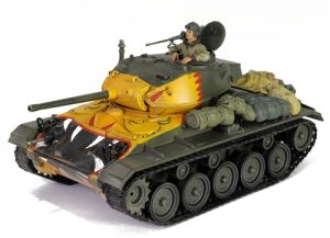 FOV801002B - Char Américain du 79e Bataillon Corée du Sud 1950 - CHAFFEE M24