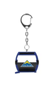 JC80116 - Porte-clés de couleur bleu - SFL - Télécabine OMEGA