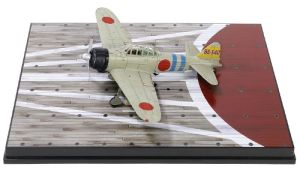 FOV812030B - Avion militaire 11e Section – 4e Hikotai Sumio Nouno - BII-140 IJN Carrier Hiryu – Pearl Harbor 1941 - MITSUBISHI A6M2B type 21 Zéro Japon