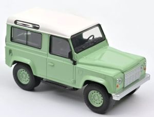 NOREV845106 - Voiture de 1995 couleur vert et blanc – LAND ROVER Defender