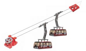 JC89292 - Remontée mécanique manuel de couleur rouge et noir - G-LINK - avec 2 télécabines