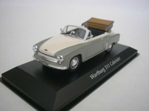 MXC940015930 - Voiture cabriolet de 1958 Couleur grise et blanche – WARTBURG A311