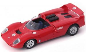 Voiture de courses DE TOMASO Sport 5000 de 1965 marquage Pirelli modèle en résine