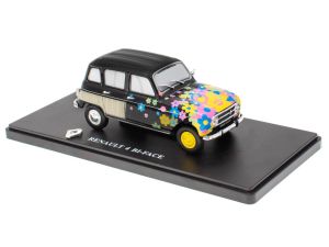 G110T053 - Voiture de couleur noire Bi-face – RENAULT 4