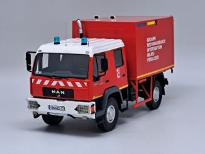 ALERTE0150 - Camion de pompiers de Sein et Marne - 77 - MAN LE220C VGRIMP BEMAEX Sdis