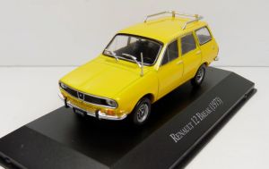 MAGARG72 - Voiture de 1973 couleur jaune – RENAULT 12 Break