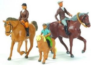 BRI40956 - Lot de 3 Chevaux avec leurs Cavaliers