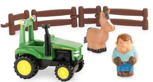 BRI43067 - Tracteur JOHN DEERE en coffret avec accessoires