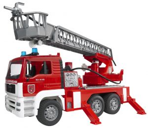 BRU2771 - Camion de pompiers 6x4 MAN TGA grande échelle jouet BRUDER