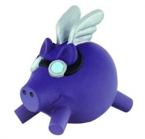 BUL62103 - Figurine BULLYLAND Tirelire Cochon violet volant