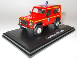 CAR143PND4-55270 - Voiture 4x4 pompier du département des Vosges LAND ROVER Defender 90 SDIS