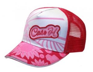 CAS17CIH123-TOD - Casquette de couleurs Rose et blanche pour enfant CASE IH