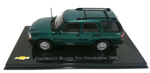 MAGCHEVYBLAZER - Voiture 4x4 CHEVROLET Blazer 2eme génération de 2002 de couleur verte métallisée
