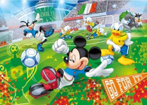 Puzzle Mickey et ses amis font du sport - au Football - Contient : 15 Pièces
