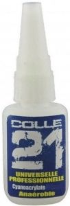 COLLE2110G - Flacon de 10 g de colle cyano acrilat