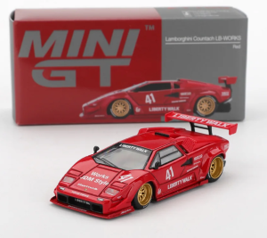 MGT01100-L - Voiture de 2025 de couleur rouge - LAMBORGHINI Countach LB-Works