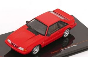 IXOCLC603N.22 - Voiture de 1992 couleur rouge - FORD Mustang III