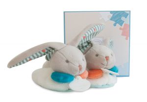 DC2985 - Chaussons avec hochet de la gamme LAPIN HAPPY - 6/12 Mois