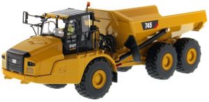 DCM85528 - CATERPILLAR 745 dumper articulé accompagné d'une figurine