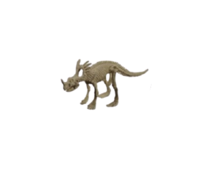 GEOCL3201A - Figurine dinosaure à monter soi-même Jurassix museum - Styracosaurus