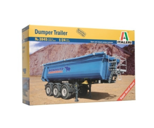 ITA3845 - Semi benne aux couleurs Schmitz Cargobull en kit à peindre et à assembler peintures et colle non incluses